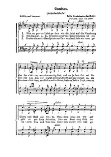 Comitat (Schulschlufs): Comitat (Schulschlufs) by Феликс Мендельсон-Бартольди