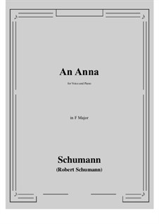 An Anna: Фа мажор by Роберт Шуман
