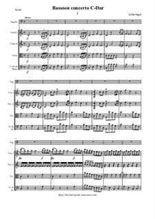 Bassoon concerto C-Dur 1st. movement (version for Bassoon and String orchestra): Bassoon concerto C-Dur 1st. movement (version for Bassoon and String orchestra) by Иоганн Кристоф Фогель