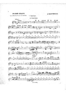 Синяя Борода: Партия гобоя by Жак Оффенбах