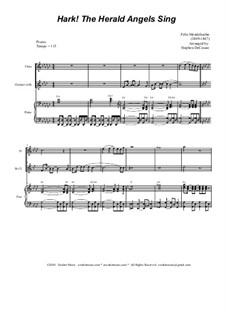 Version by S. DeCesare: Duet for Flute and Bb-Clarinet by Феликс Мендельсон-Бартольди