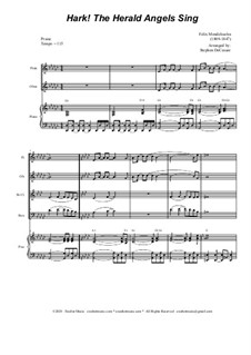Version by S. DeCesare: Woodwind Quartet and Piano by Феликс Мендельсон-Бартольди