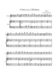 Two instruments version: Для флейты и фортепиано by Льюис Генри Реднер