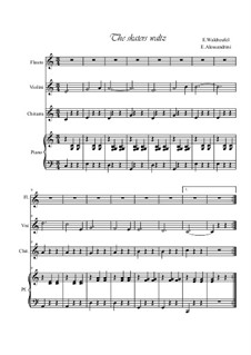 The Skaters Waltz: For quartet by Эмиль Вальдтойфель