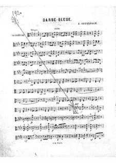 Синяя Борода: Партия альтов by Жак Оффенбах