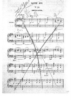 Синяя Борода: Акт III, для голосов и фортепиано by Жак Оффенбах