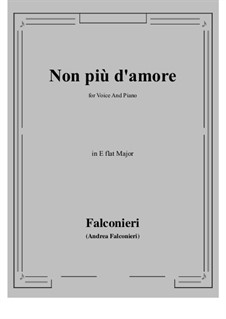 Non più d'amore: E flat Major by Андреа Фальконьери