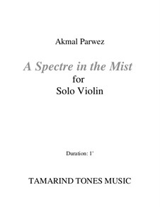 A Spectre in the Mist: A Spectre in the Mist by Akmal Parwez