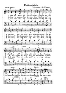 Heidenroslein: Heidenroslein by folklore