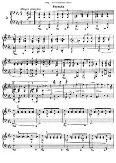 Два симфонических танца, Op.14: Симфонический танец No.2 by Эдвард Григ