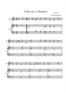 Two instruments version: Для гобоя и фортепиано by Льюис Генри Реднер