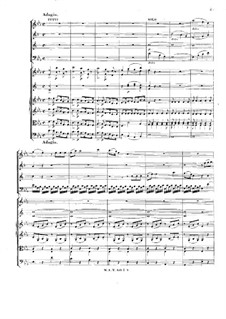 Концертная симфония для оркестра ми-бемоль мажор, K.297b: Части II-III by Вольфганг Амадей Моцарт