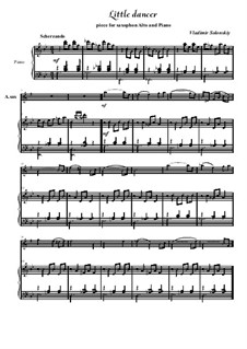 Маленькая танцовщица: Для саксофона альта и фортепиано by Владимир Солонский