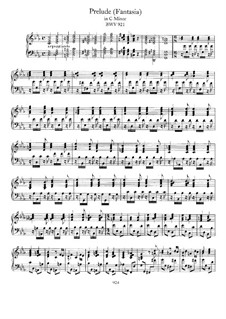 Прелюдия (фантазия) до минор, BWV 921: Для фортепиано by Иоганн Себастьян Бах