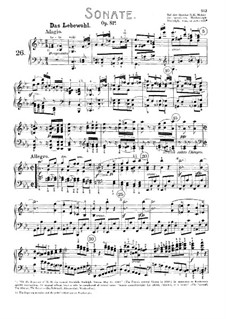 Соната для фортепиано No.26 'Прощальная', Op.81: Для одного исполнителя by Людвиг ван Бетховен
