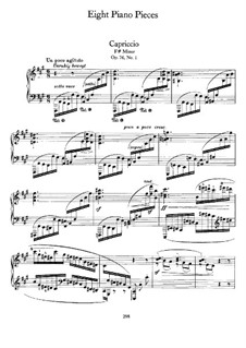Восемь пьес, Op.76: Сборник by Иоганнес Брамс
