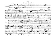 Il Maestro e Lo Scolare: Для фортепиано в 4 руки by Йозеф Гайдн