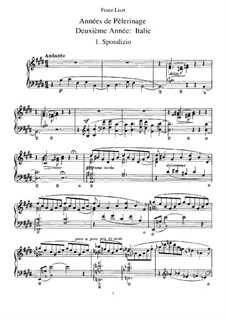 Второй год. Италия, S.161: Сборник by Франц Лист