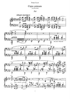 Транскрипции на темы Россини, S.553: No.1 Air du Stabat Mater by Франц Лист