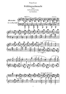 No.3 Весенние упования: Для фортепиано by Франц Шуберт
