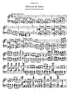 Morceau de salon, S.142: Для фортепиано by Франц Лист