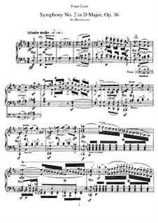 Все части: Version for piano by F. Liszt by Людвиг ван Бетховен
