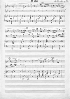 No.11 Маленький муж, маленькая жена: Для фортепианного трио by Жорж Бизе