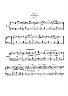 Восемь экосезов для фортепиано, D.977: Сборник by Франц Шуберт