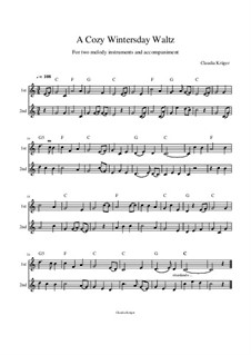 A Cozy Wintersday Waltz: A Cozy Wintersday Waltz by Claudia Krüger