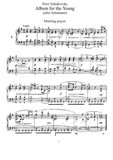 Весь цикл: Для фортепиано by Петр Чайковский
