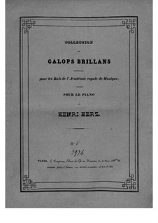 Le Bal Masqué. Six Galops Brillans Composés pour les Bals de l'Opéra, No.6: Le Bal Masqué. Six Galops Brillans Composés pour les Bals de l'Opéra, No.6 by Thèodore Labarre