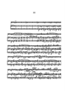 Romances for Piano and Guitarre d'Amore, Op.6: Romance No.3 by Dov Rosenschein