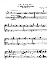 Музыкальная табакерка, Op.32: Для фортепиано by Анатолий Лядов