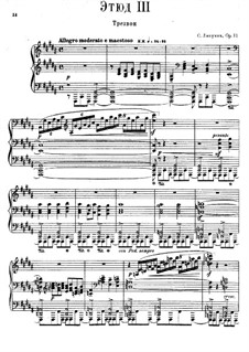 Двенадцать трансцендентных этюдов, Op.11: No.3 Трезвон by Сергей Ляпунов