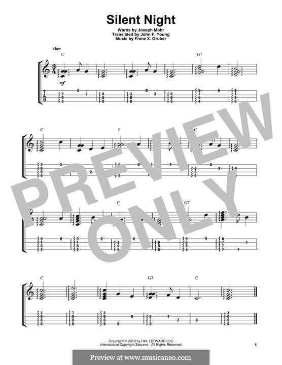 Solo instrument version (various): Для укулеле by Франц Ксавьер Грубер