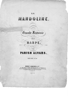 Мандолина. Большая фантазия, Op.84: Мандолина. Большая фантазия by Элиас Пэриш-Альварс