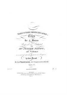 Take o Take Those Lips Away, Op.6: Take o Take Those Lips Away by Роберт Лукас Персаль