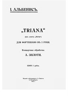 Иберия: Triana by Исаак Альбенис