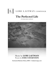 The Perfected Life: For mezzo-soprano and piano (priced for 2 copies) by Lori Laitman