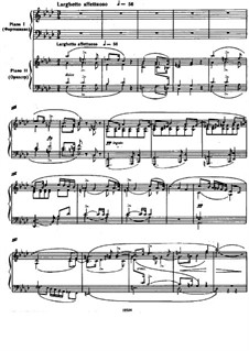 Концертная пьеса для фортепиано с оркестром, J.282 Op.79: Версия для двух фортепиано by Карл Мария фон Вебер