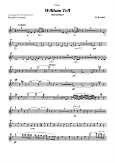 Увертюра: For Wind Quintet - All parts by Джоаккино Россини