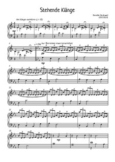 Album für Klavier, Op.23: No.16 Stehende Klänge by Florian Bergmann, Benedikt Bindewald