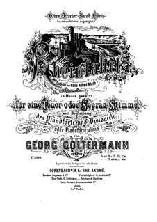 Rheinfahrt für Stimme, Cello und Klavier, Op.70: Rheinfahrt für Stimme, Cello und Klavier by Георг Гольтерманн