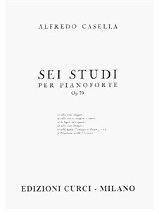 Sei Studi, Op.70: Sei Studi by Альфредо Каселла