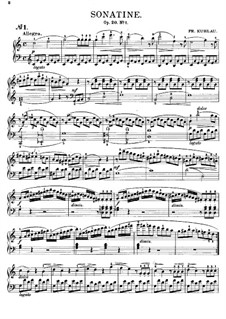 Сонатины для фортепиано, Op.20, 55, 59: Сборник by Фридрих Кулау