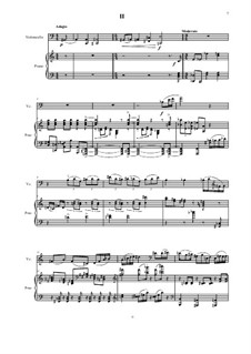 Соната No.1 для  виолончели и фортепиано: 2 часть by Владимир Полионный