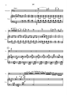 Соната No.1 для  виолончели и фортепиано: 4 часть by Владимир Полионный