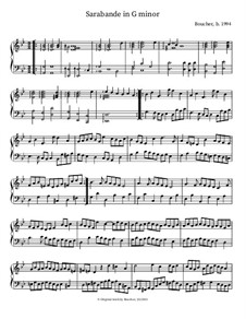 Sarabande in G Minor: Sarabande in G Minor by Mitch Boucher