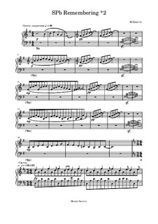 Вспоминая Петербург No.2, Op.111: Вспоминая Петербург No.2 by Maxim Zinov'ev