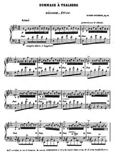 Homage à Thalberg, Op.24: Homage à Thalberg by Роберт Голдбек